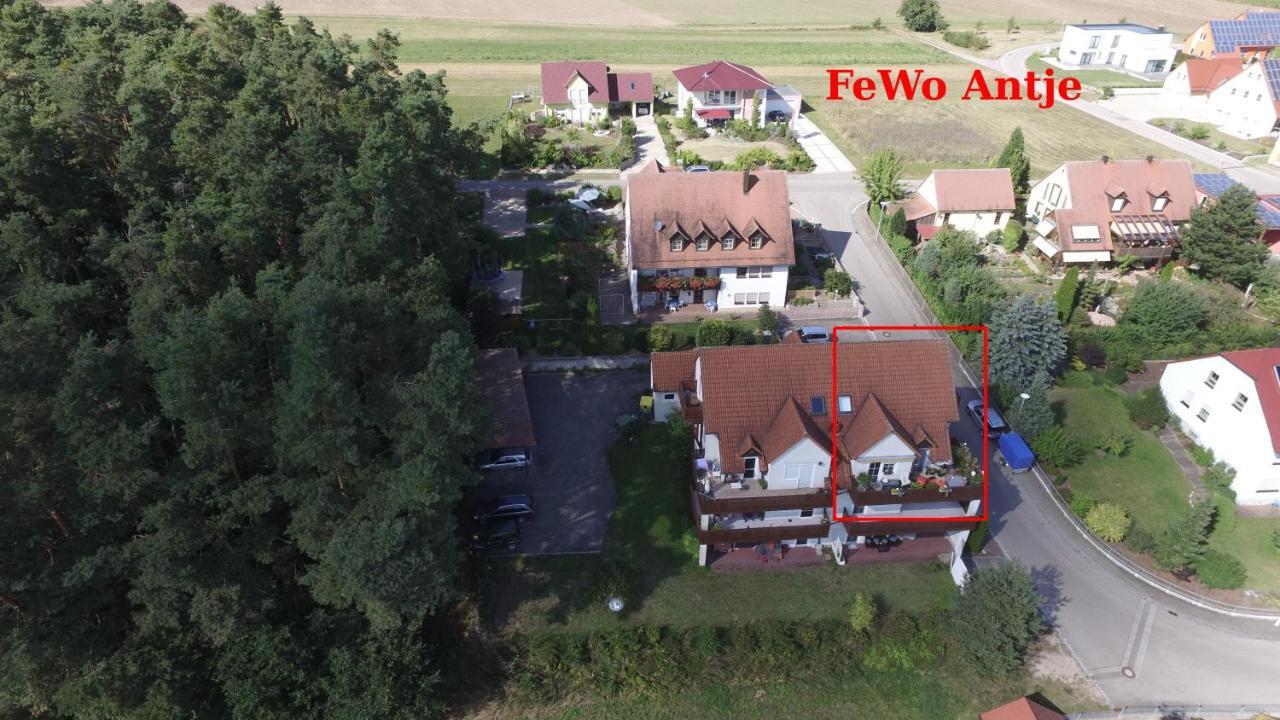 Ferienwohnung Fraenkisches Seenland - Fewo Antje Mitteleschenbach Dış mekan fotoğraf